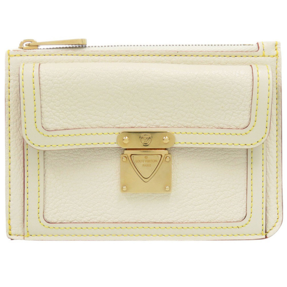 Louis Vuitton Ensepallable Suhali M91937 Leather White Wallet/Coin Case LV 11...